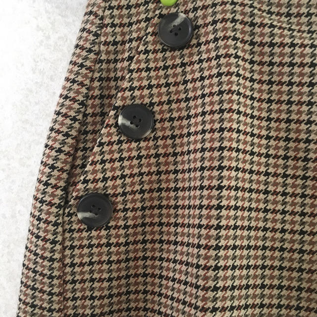 GU(ジーユー)のgu ミニスカート チェック ブラウン レディースのスカート(ミニスカート)の商品写真