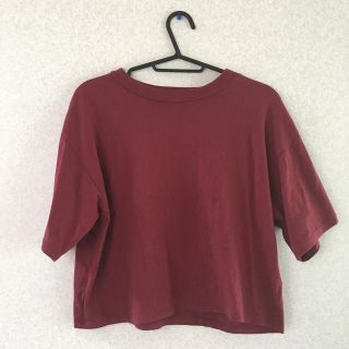 ウィゴー(WEGO)のwego Tシャツ ボルドー(Tシャツ(半袖/袖なし))