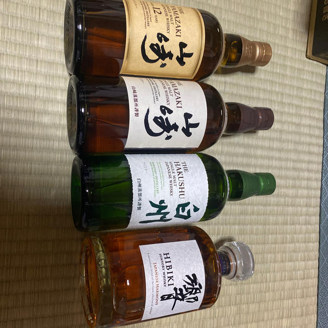 山崎12年　5本　　ウイスキー　専用食品/飲料/酒