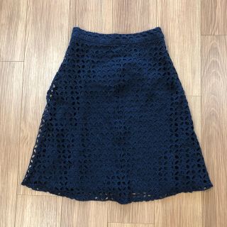 ザラ(ZARA)のZARA  膝丈レーススカート(ひざ丈スカート)