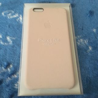 アップル(Apple)の★アップル純正★iPhone6 Plus用　レザーケース　ピンク(iPhoneケース)