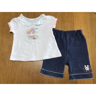 キムラタン(キムラタン)のすぅちゃん様専用　キムラタン上下2枚と赤ちゃんベスト(Ｔシャツ)