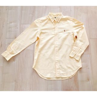 ラルフローレン(Ralph Lauren)の美品！ラルフローレン定番長袖シャツ黄色7！130140(Tシャツ/カットソー)