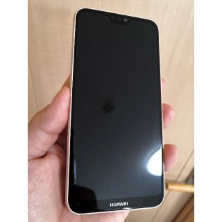 アンドロイド(ANDROID)のHUAWEI p20lite サクラピンク simシムフリー(スマートフォン本体)