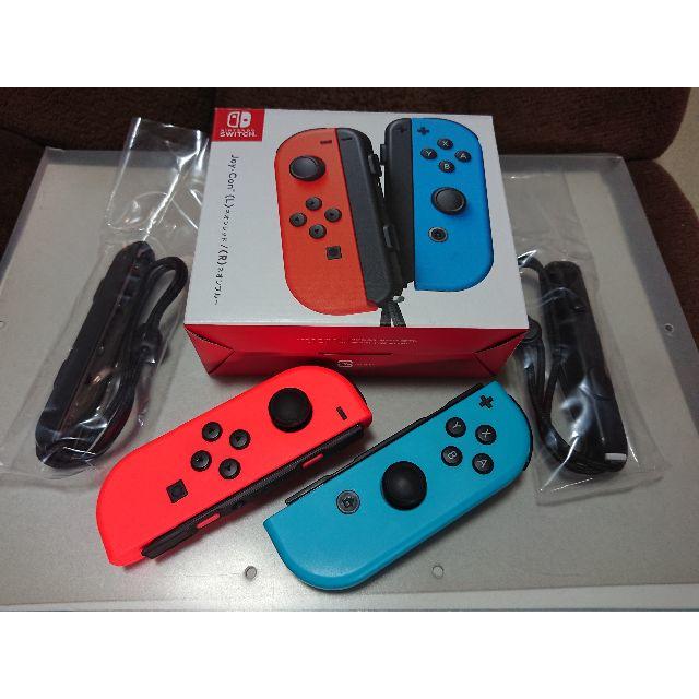 美品 switch ジョイコン LRセット 箱有 保証書有 純正 スイッチその他