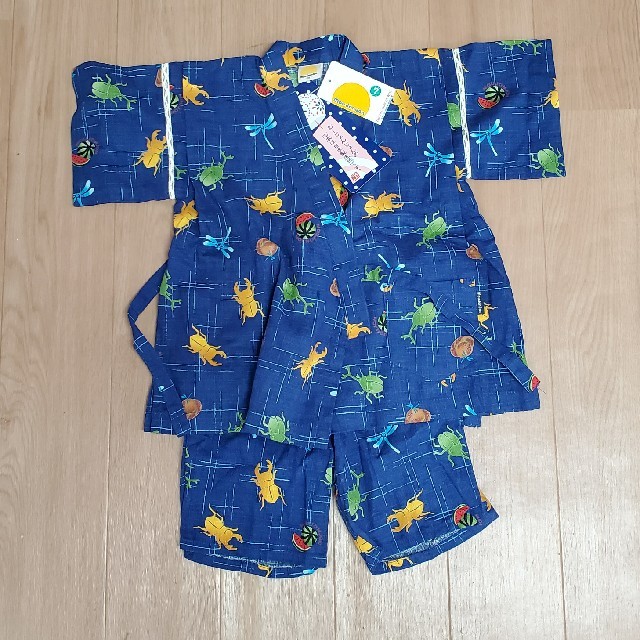 mou jon jon(ムージョンジョン)の【サイズ95cm】ムージョンジョン 甚平 キッズ/ベビー/マタニティのキッズ服男の子用(90cm~)(甚平/浴衣)の商品写真