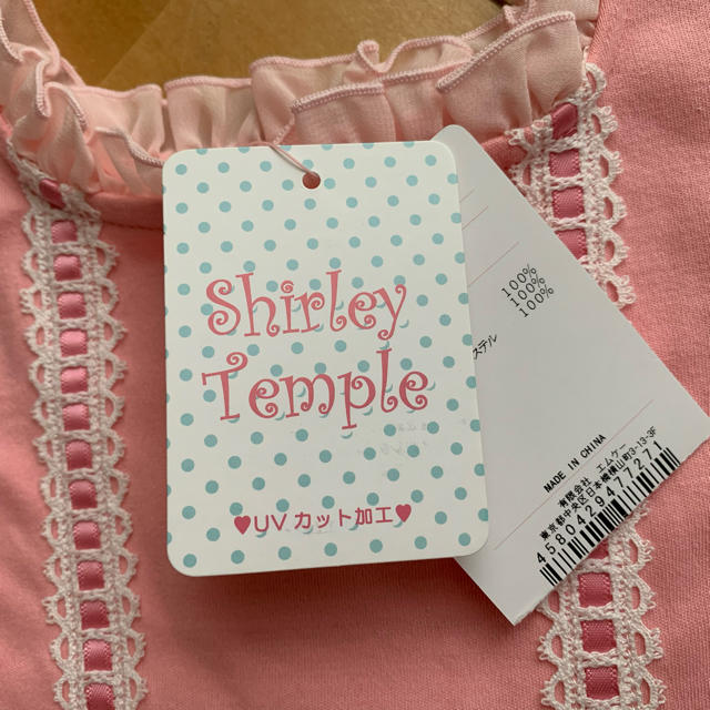 Shirley Temple(シャーリーテンプル)のシャーリーテンプル🎀ドットワンピース 100 キッズ/ベビー/マタニティのキッズ服女の子用(90cm~)(ワンピース)の商品写真