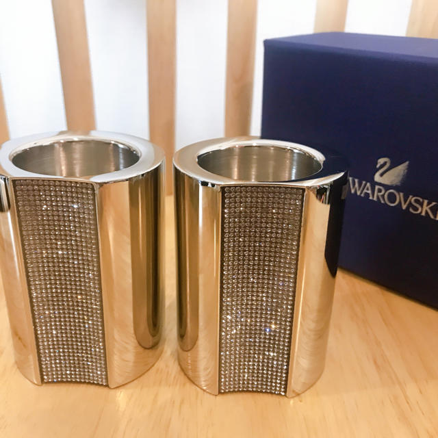新品未使用、正規品】スワロフスキー キャンドルホルダー www.jaiba.mg