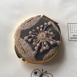 ミナペルホネン(mina perhonen)のミナペルホネン ⭐ring flower⭐ハンドメイド ピルケースミラー付き 大(ミラー)