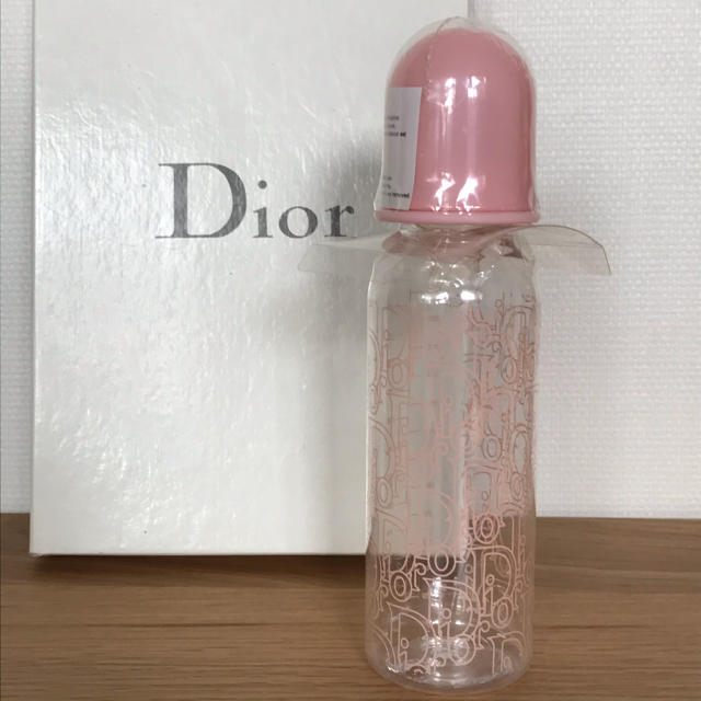 新品・未開封　Dior 哺乳瓶　総柄　ピンク　250ml ベビーディオール