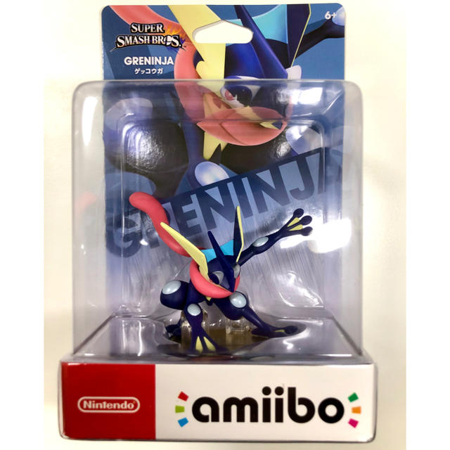 Nintendo Switch(ニンテンドースイッチ)の【新品】amiibo ゲッコウガ (大乱闘スマッシュブラザーズシリーズ) エンタメ/ホビーのフィギュア(ゲームキャラクター)の商品写真