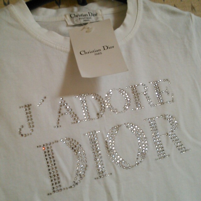 Christian Dior(クリスチャンディオール)のタグ付き新品♡DiorTシャツ レディースのトップス(Tシャツ(半袖/袖なし))の商品写真