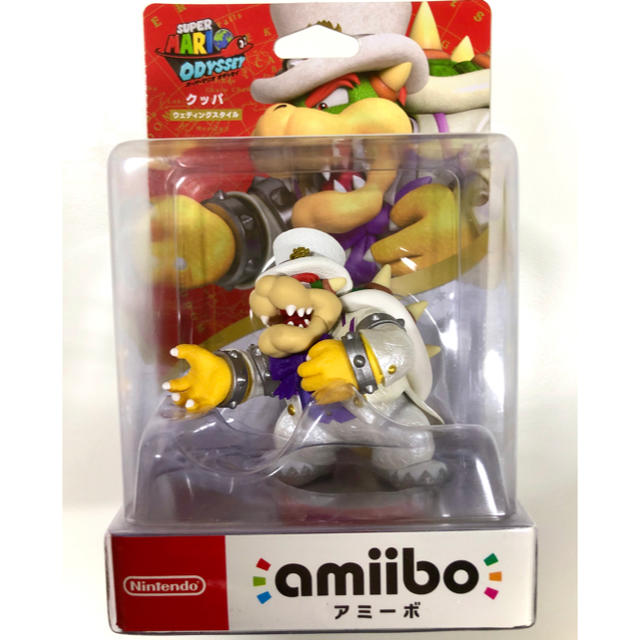 Nintendo Switch(ニンテンドースイッチ)の【新品】amiibo クッパ【ウェディングスタイル】 (スーパーマリオシリーズ) エンタメ/ホビーのフィギュア(ゲームキャラクター)の商品写真