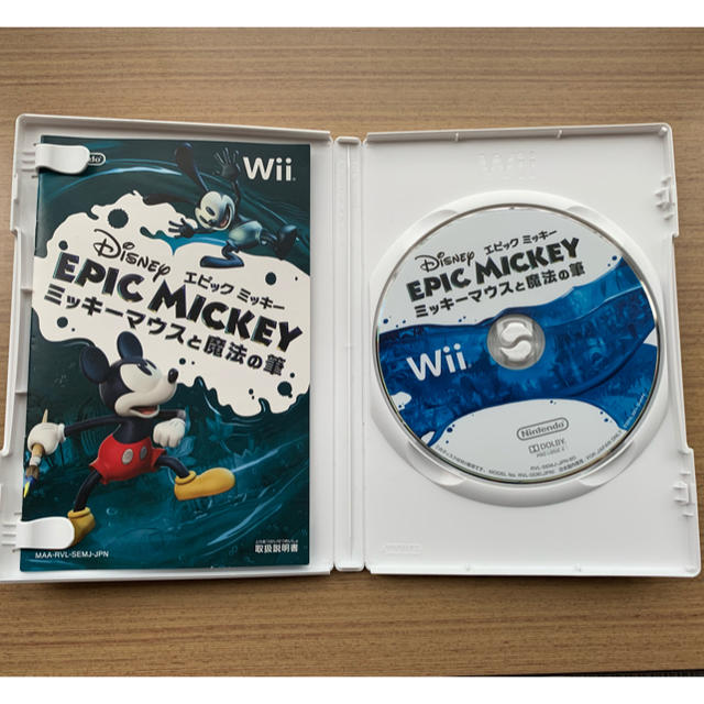 Wii(ウィー)のWii「エピックミッキー ミッキーマウスと魔法の筆」 エンタメ/ホビーのゲームソフト/ゲーム機本体(家庭用ゲームソフト)の商品写真