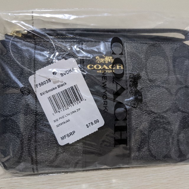 COACH(コーチ)のゴマちゃん様専用。紙袋付きCOACH コーチ リストレット ポーチ レディースのファッション小物(ポーチ)の商品写真