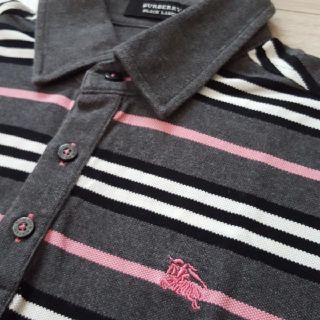 バーバリーブラックレーベル(BURBERRY BLACK LABEL)の美品 BURBERRY ブラックレーベル/ポロシャツ(ポロシャツ)