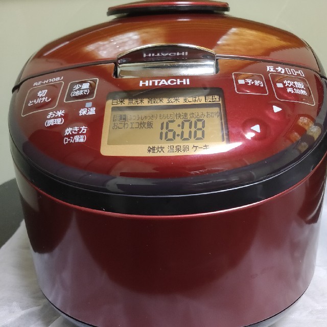 日立 - 日立IHジャー炊飯器 RZ-H10BJ Rレッドの通販 by オギタク's