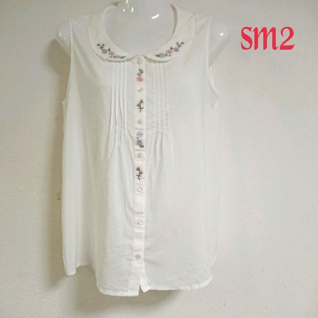 SM2(サマンサモスモス)のsm2   ノースリーブブラウス レディースのトップス(シャツ/ブラウス(半袖/袖なし))の商品写真