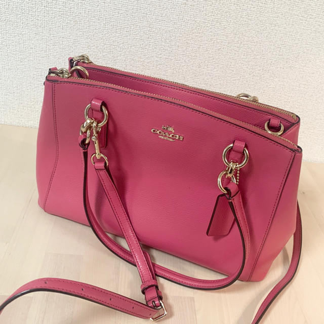 Coach Coach ピンク 2way ショルダーバッグの通販 By しほ S Shop コーチならラクマ