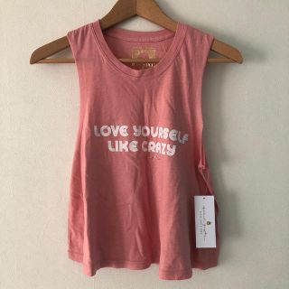 ルルレモン(lululemon)のスピリチュアル ギャングスタ★ピンク★タンクトップ★タグ付き新品(タンクトップ)