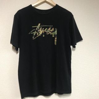 ステューシー(STUSSY)のstussy ステューシー  Tシャツ 迷彩 黒(Tシャツ/カットソー(半袖/袖なし))