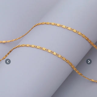 ゴールド　ネックレス　シンプルデザイン (ネックレス)