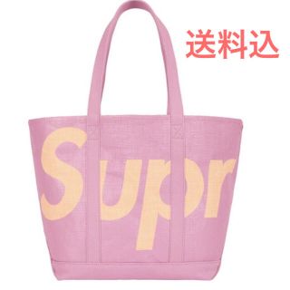 シュプリーム(Supreme)のSupreme Raffia Tote  purple(トートバッグ)