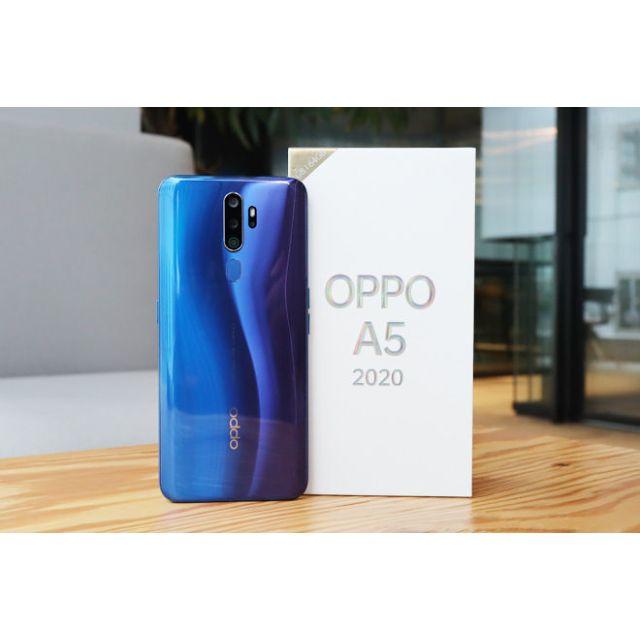 携帯電話【新品未開封】OPPO A5 2020 オッポ　ブルー　SIMフリー