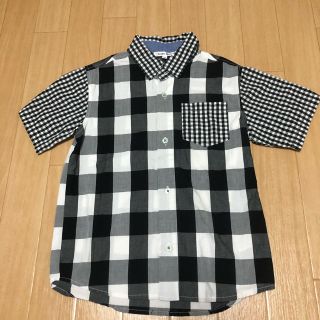 グローバルワーク(GLOBAL WORK)の【美品】global work ギンガムチェック半袖シャツ　XLサイズ(ブラウス)