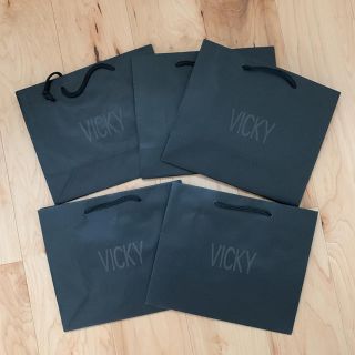 ビッキー(VICKY)のビッキー　ショッパー5点セット(ショップ袋)