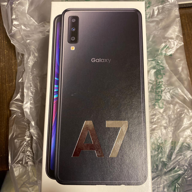 新品 Galaxy A7 ブラック　64GB