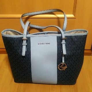 マイケルコース(Michael Kors)の◼️キリン様専用◼️MICHAEL KORS トートバッグ  ブルー (トートバッグ)