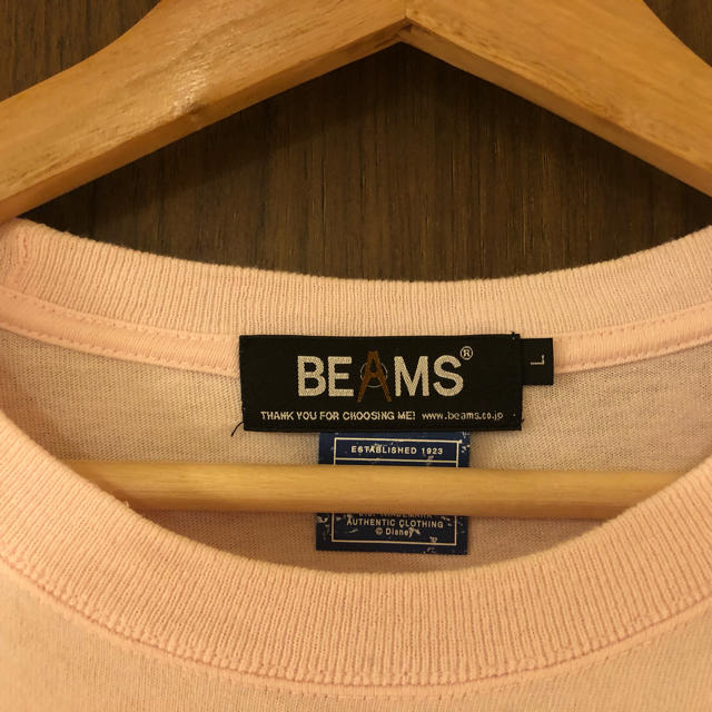 BEAMS(ビームス)のBEAMS（ビームス）ミッキーTシャツ　Lサイズ メンズのトップス(Tシャツ/カットソー(半袖/袖なし))の商品写真