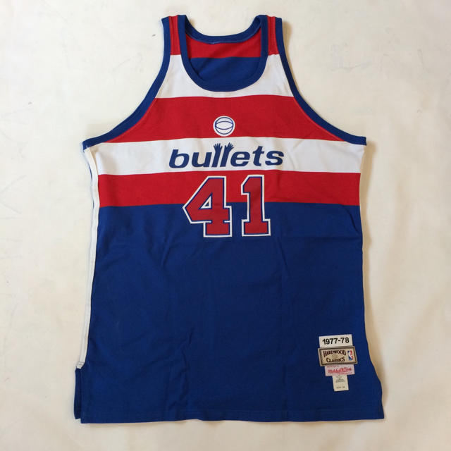 MITCHELL & NESS(ミッチェルアンドネス)の星条旗レア↑ bulletsシャツ mitchell&ness メンズのトップス(タンクトップ)の商品写真