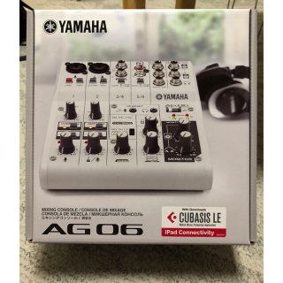 ヤマハ(ヤマハ)の【新品・未使用】YAMAHA AG06 購入保証書付き(オーディオインターフェイス)