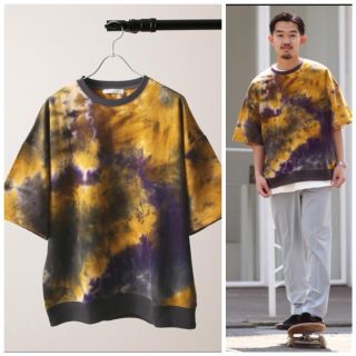 ジャーナルスタンダード(JOURNAL STANDARD)の超美品 ジャーナルスタンダード ビッグシルエット タイダイ スウェットＴシャツM(Tシャツ/カットソー(半袖/袖なし))