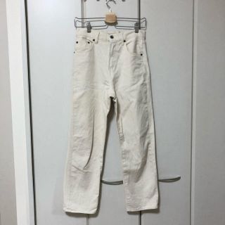 サマンサモスモス(SM2)のWhite denim pants(デニム/ジーンズ)