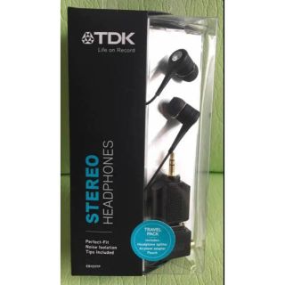 ティーディーケイ(TDK)の新品 TDK ステレオヘッドフォン トラベルパック(ヘッドフォン/イヤフォン)