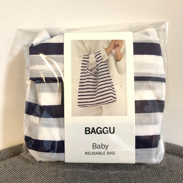 BAGGU baby セーラーストライプ レディースのバッグ(エコバッグ)の商品写真