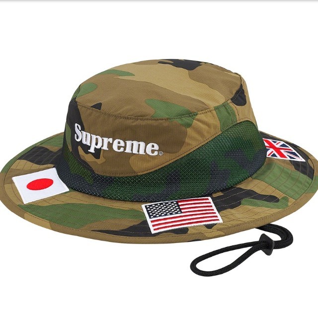 Supreme(シュプリーム)のSuprem Flags Boonie メンズの帽子(ハット)の商品写真