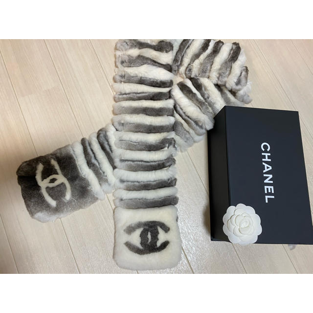 CHANEL ❤️シャネル❤️超美品✨オリラグマフラー