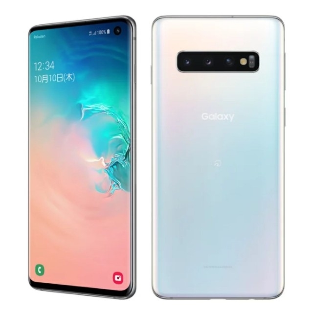 スマートフォン本体Galaxy S10　Prism White　128 GB SIMフリー