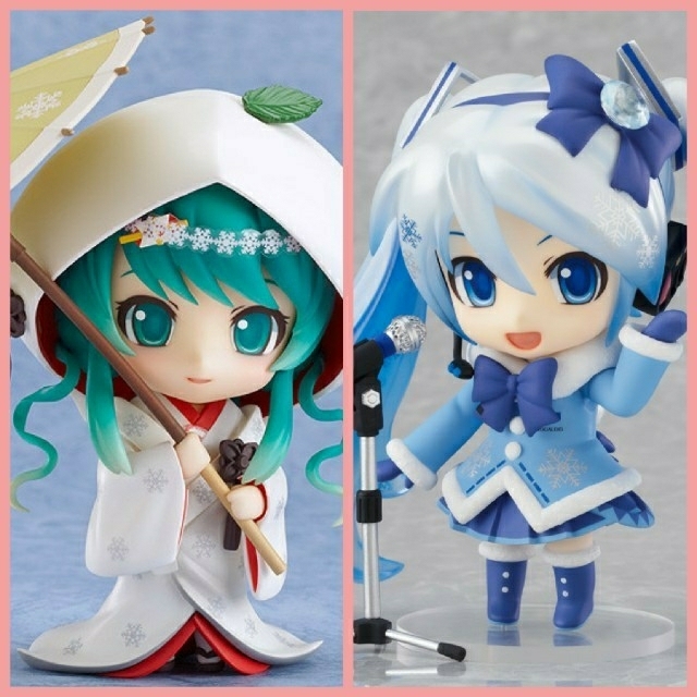 GOOD SMILE COMPANY(グッドスマイルカンパニー)のねんどろいど 雪ミク セット エンタメ/ホビーのフィギュア(アニメ/ゲーム)の商品写真