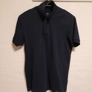 ユニクロ(UNIQLO)のミッキー様専用　ユニクロ　ポロシャツ　ネイビー　メンズ　中古(ポロシャツ)