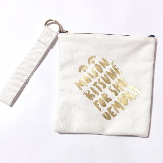 メゾンキツネ(MAISON KITSUNE')の【MAISON KITSUNE × shu uemura】限定ポーチ(非売品)(ポーチ)