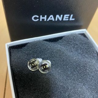 シャネル(CHANEL)のシャネル　クリアピアス(ピアス)