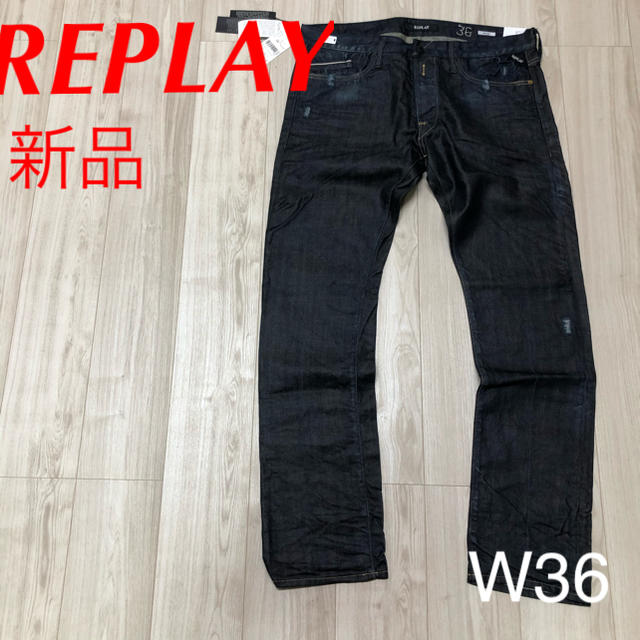 Replay(リプレイ)の新品　replay  リプレイ  ハンドメイド  ジーンズ　W36 メンズのパンツ(デニム/ジーンズ)の商品写真