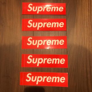 シュプリーム(Supreme)のSupreme box logo ステッカー 5枚セット(ステッカー)