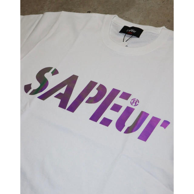 sapeur サプール　オーロラリフレクターTシャツ　XXL 白 1