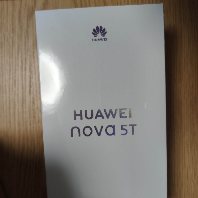 スマートフォン本体HUAWEI NOVA 5T ブラック 新品未開品